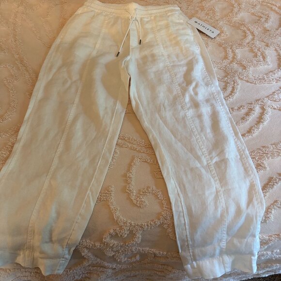 Athleta Retreat Linen Ankle Pant - Picture 1 of 4